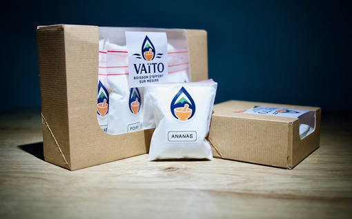 Packaging colis Vaito - Boisson d'effort sur mesure