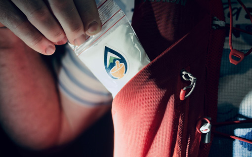 Conditionnement sachets pour boisson d’effort sur mesure.